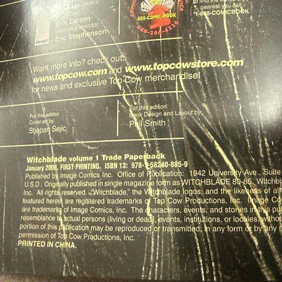 Witchblade Witch Hunt: Volume 1 Ron Marz Paperback Graphic Novel 1st Printing - Picture 3 of 5